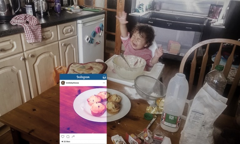 Detrás de las escenas de "perfecto" fotos en instagram