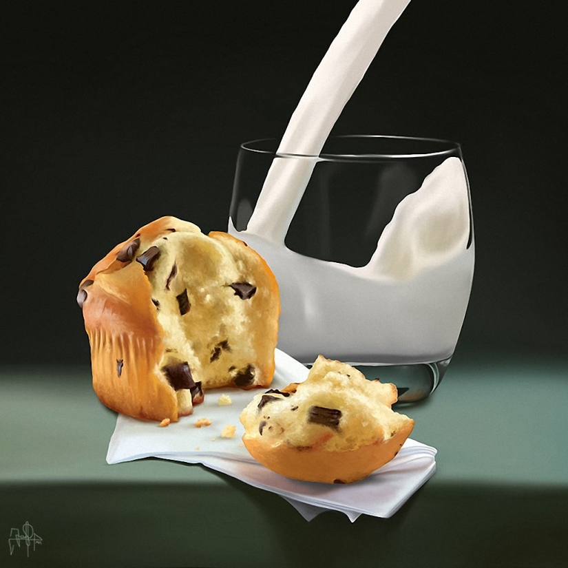 Dibujado en una tableta