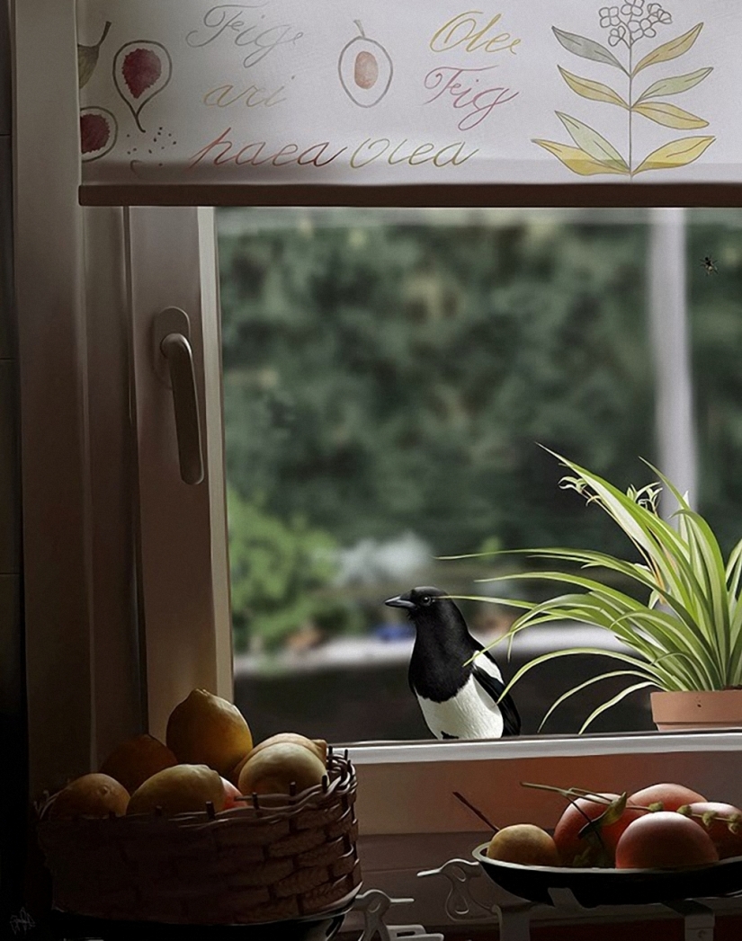 Dibujado en una tableta