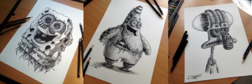 Dibujos a lápiz de Dino Tomic Dibujos a lápiz de Dino Tomic