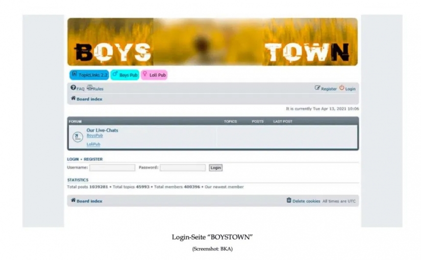 Dirty business: in Germany revealed one of the world's largest social networks for pedophiles