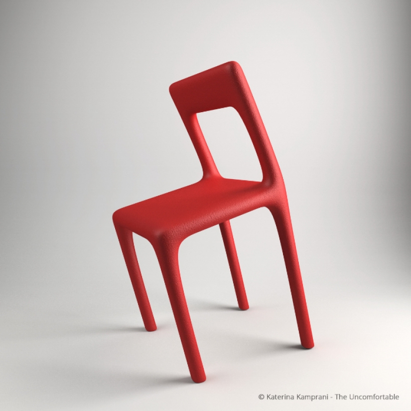 Diseño incómodo de objetos cotidianos.