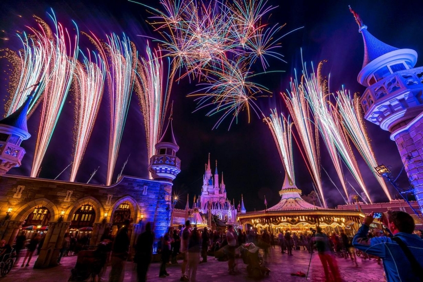 Disneyland is a magical world where adults turn into children