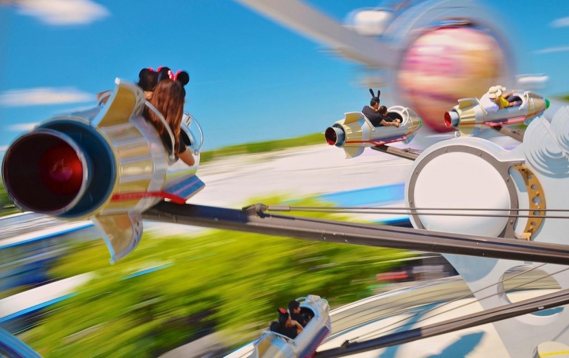 Disneyland is a magical world where adults turn into children
