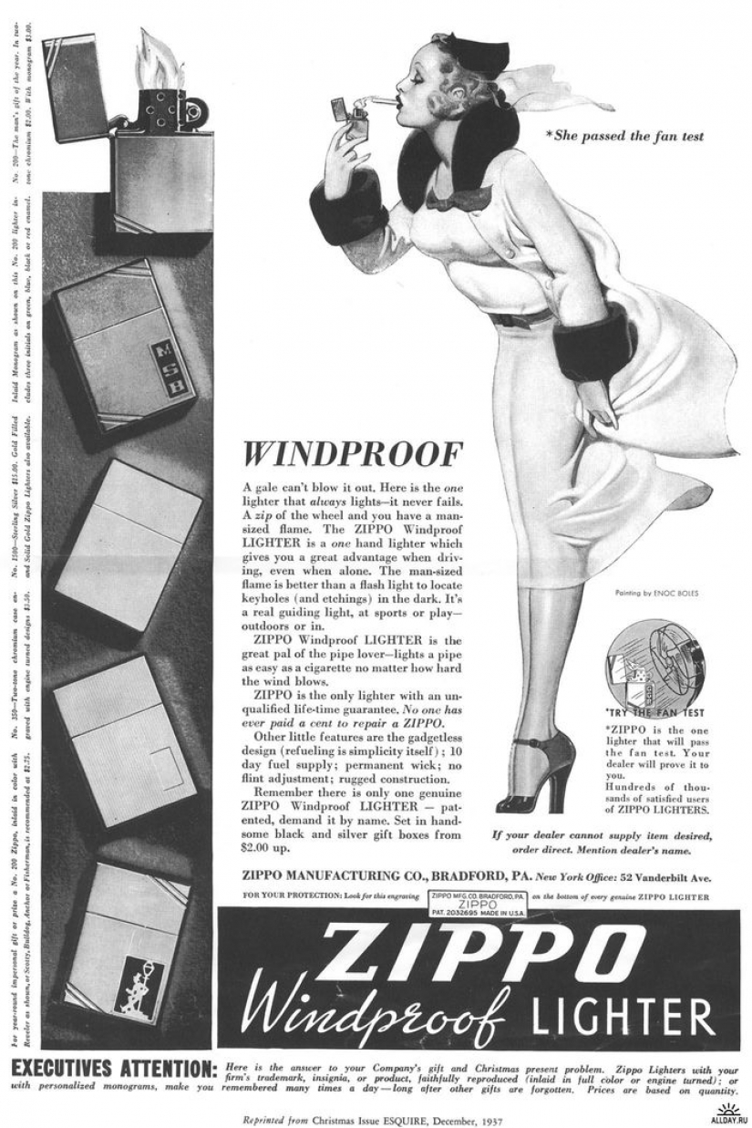 Do not refuse never. The History Of Zippo
