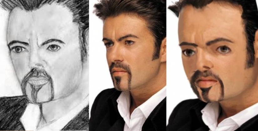 Don't create an idol for yourself: celebrities were photoshopped in the style of fan drawings