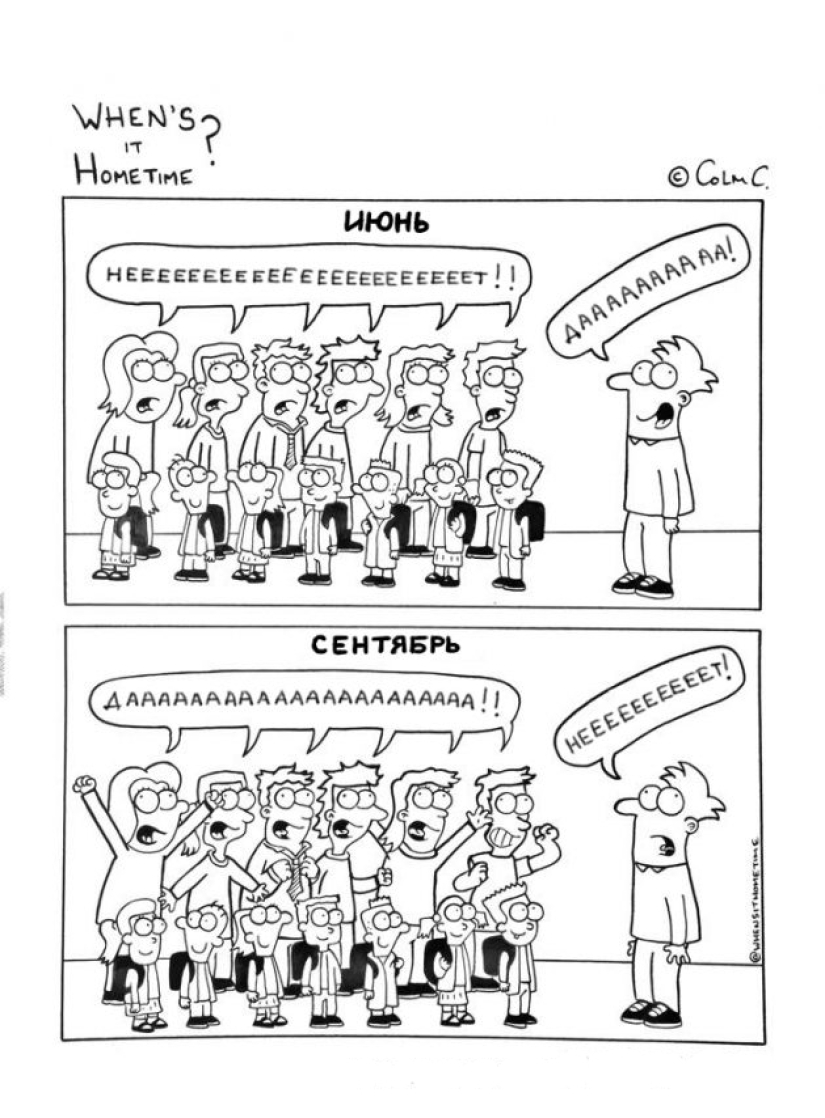 "Don't you live at school?": Irish teacher draws comics about his difficult life