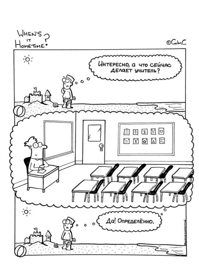 "Don't you live at school?": Irish teacher draws comics about his difficult life