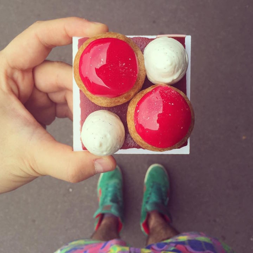 Eclair como arte: postres y zapatos en el Instagram de Tal Spiegel