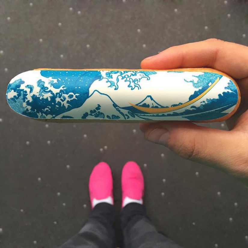 Eclair como arte: postres y zapatos en el Instagram de Tal Spiegel