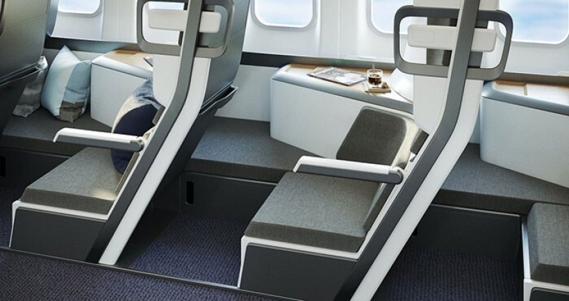 Economy class passenger aircraft can make more similar to second-class trains