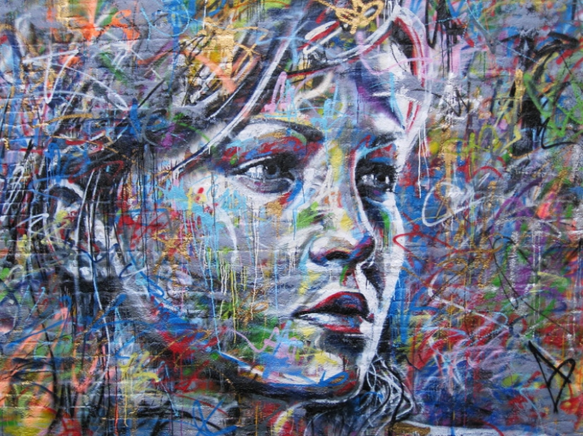 Ejemplos de arte callejero increíble por David Walker