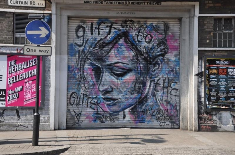 Ejemplos de arte callejero increíble de David Walker