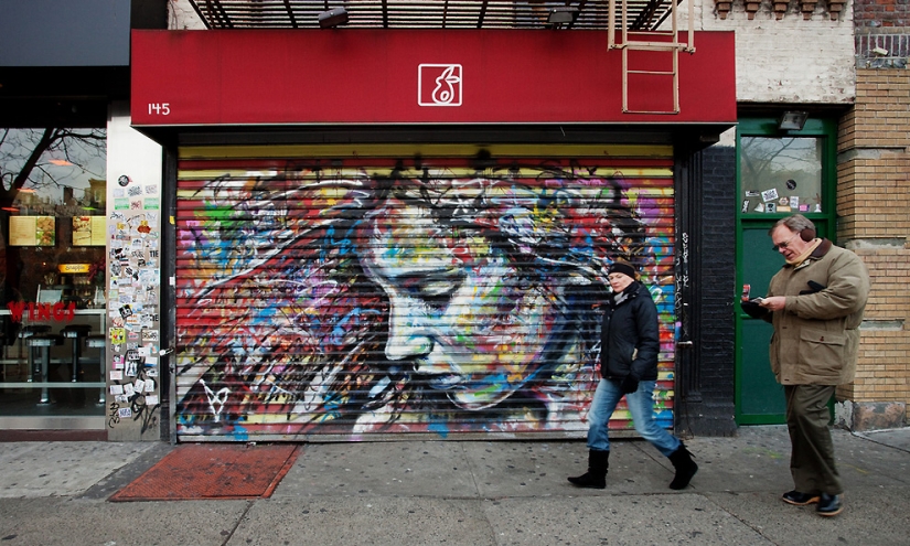 Ejemplos de arte callejero increíble por David Walker