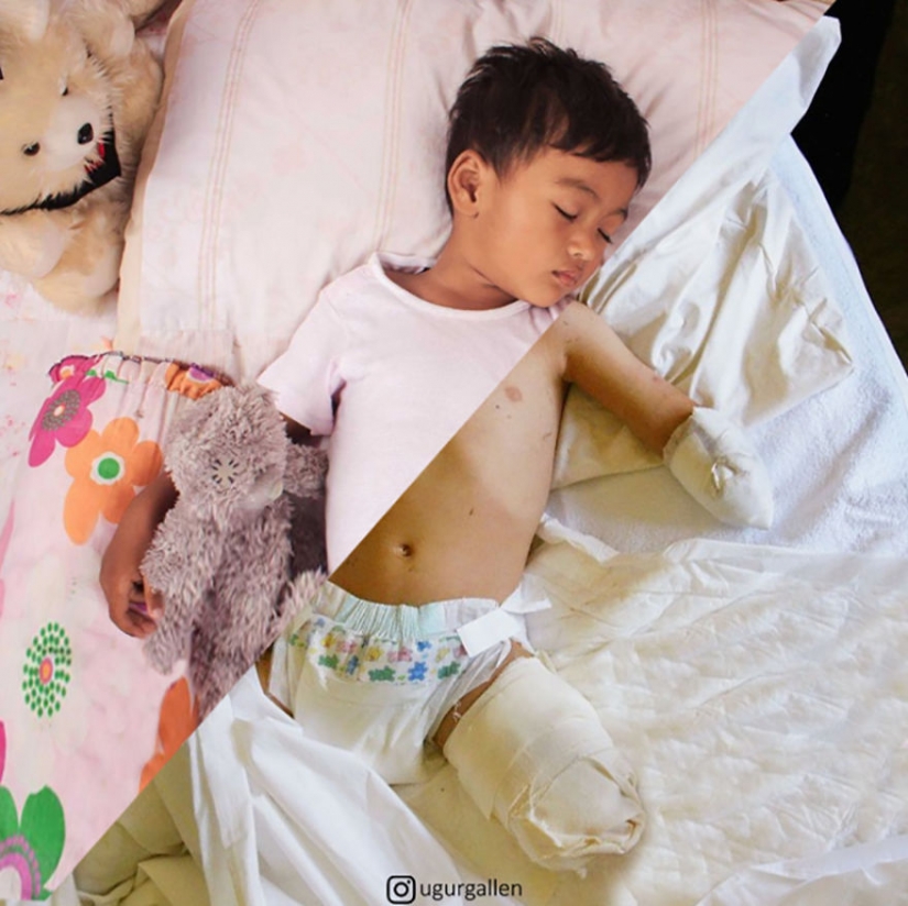 El contraste entre los dos mundos en los que vivimos