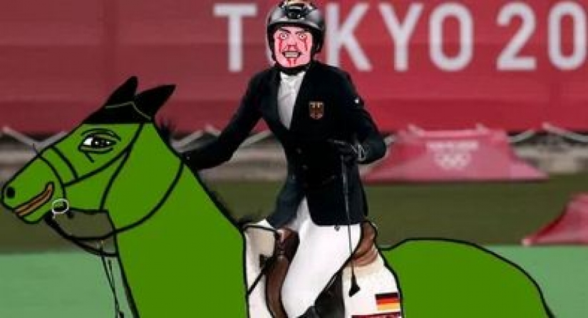 El drama olímpico con un caballo sonriente y un jinete llorando ha generado una ola de memes El drama olímpico con un caballo sonriente y un jinete llorando ha generado una ola de memes
