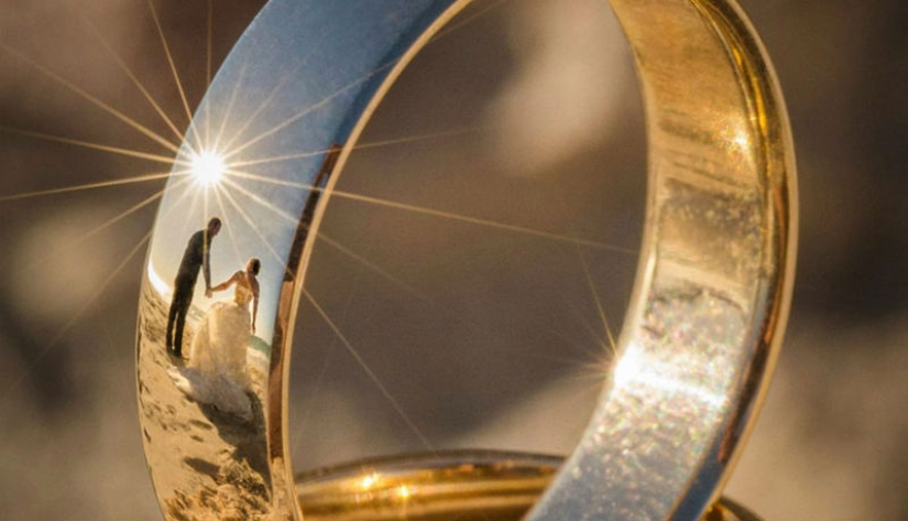 El fotógrafo ha encontrado una manera única de fotografiar bodas El fotógrafo ha encontrado una manera única de fotografiar bodas