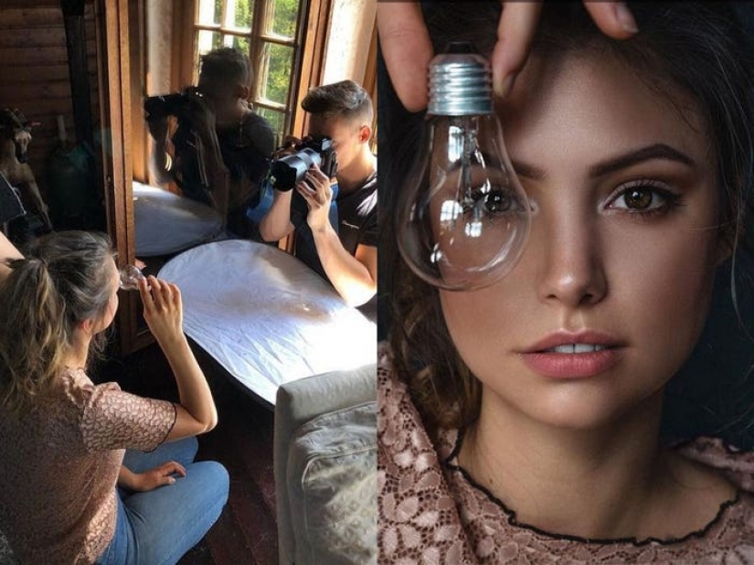 El fotógrafo utiliza artículos de uso diario baratos como accesorios al tomar fotos.