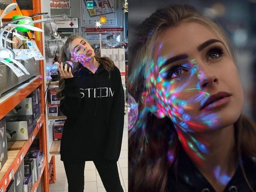 El fotógrafo utiliza artículos de uso diario baratos como accesorios al tomar fotos.
