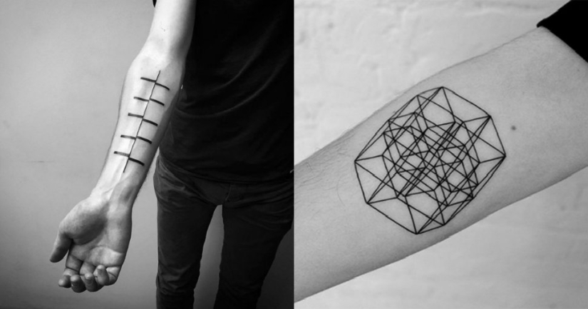 El genio de la simplicidad pura: Tatuaje basado en pinturas de Malevich del maestro de Moscú