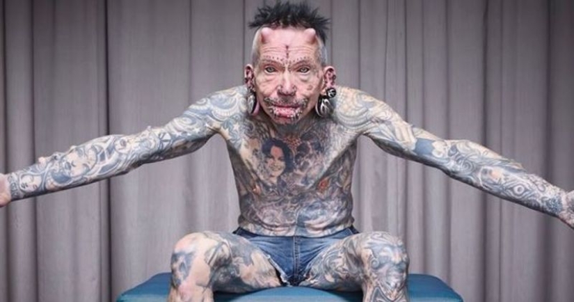 El hombre más perforado del planeta Rolf Buchholz:"Solo en mis genitales hay 278 piezas de hierro" El hombre más perforado del planeta Rolf Buchholz:"Solo en mis genitales hay 278 piezas de hierro"