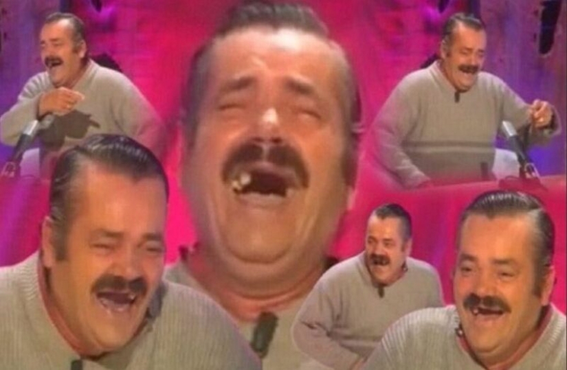 El hombre sonriente murió-meme del comediante español Juan Hoya Borja El hombre sonriente murió-meme del comediante español Juan Hoya Borja