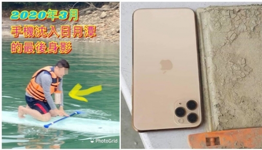 el iPhone de 11 años, que pasó un año en el lago, todavía funciona el iPhone de 11 años, que pasó un año en el lago, todavía funciona