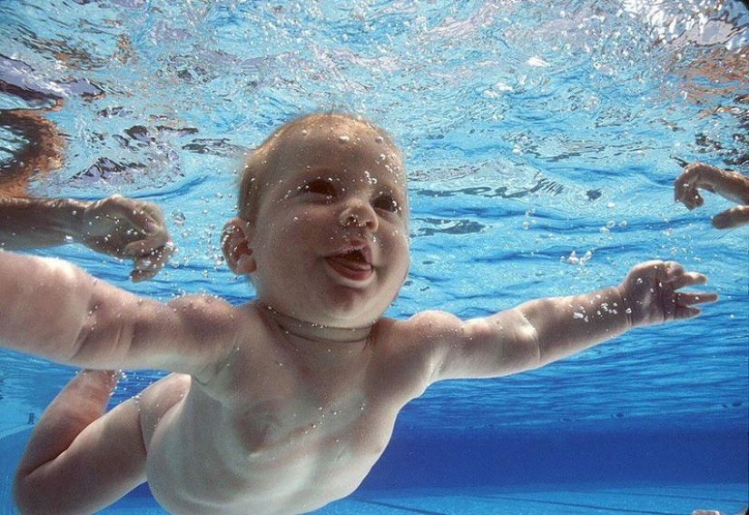 El rodaje de la mítica portada del álbum "Nevermind" de Nirvana