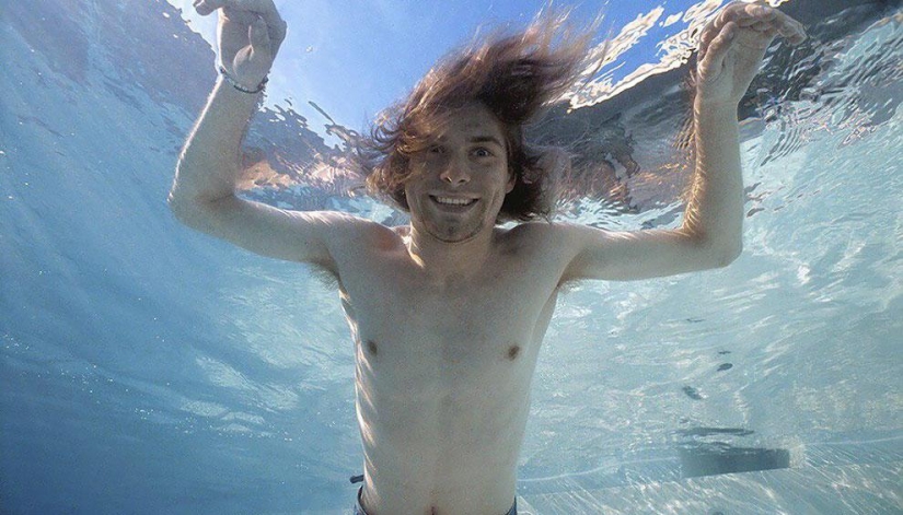 El rodaje de la mítica portada del álbum "Nevermind" de Nirvana