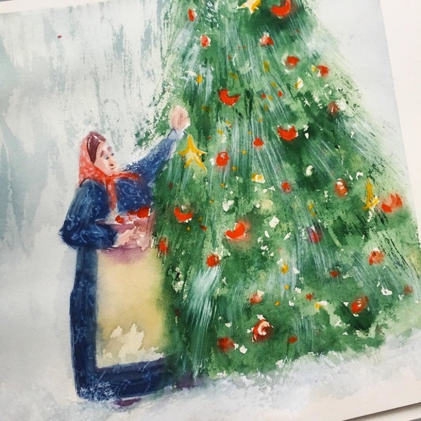 Entrañables ilustraciones Anastasia Grinenko Entrañables ilustraciones Anastasia Grinenko