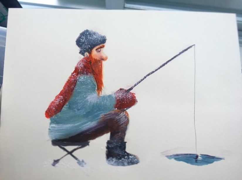 Entrañables ilustraciones Anastasia Grinenko Entrañables ilustraciones Anastasia Grinenko