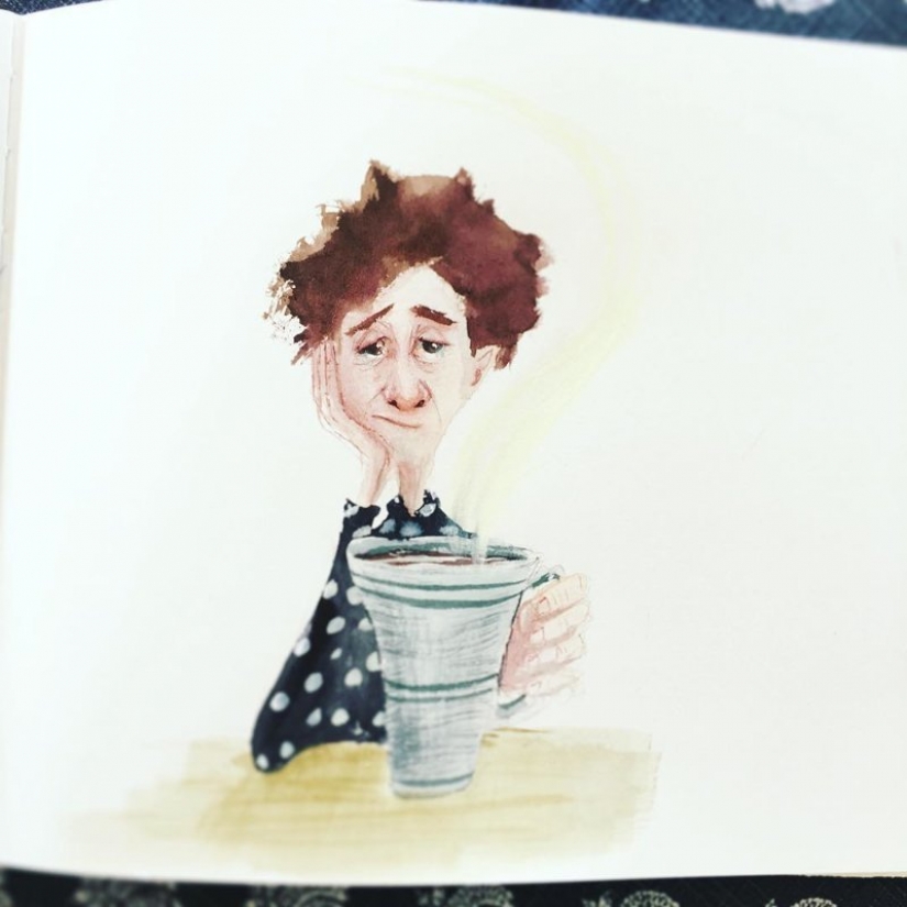 Entrañables ilustraciones Anastasia Grinenko Entrañables ilustraciones Anastasia Grinenko