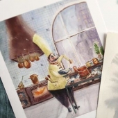 Entrañables ilustraciones Anastasia Grinenko