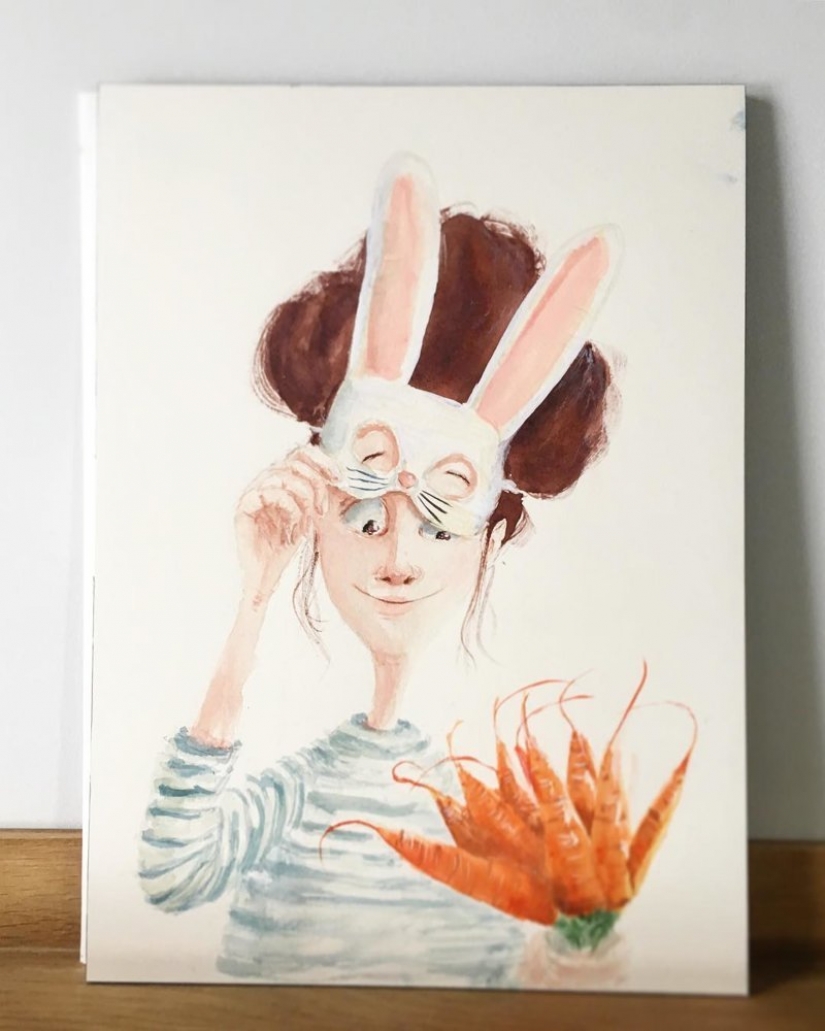 Entrañables ilustraciones Anastasia Grinenko Entrañables ilustraciones Anastasia Grinenko