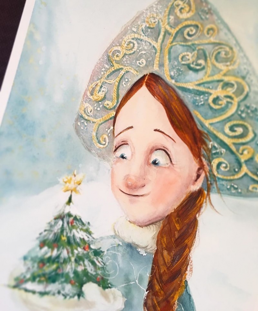 Entrañables ilustraciones Anastasia Grinenko Entrañables ilustraciones Anastasia Grinenko