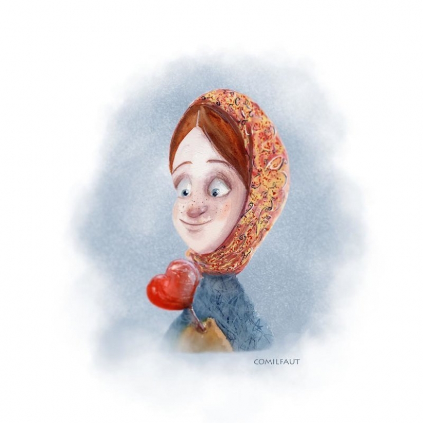 Entrañables ilustraciones Anastasia Grinenko Entrañables ilustraciones Anastasia Grinenko