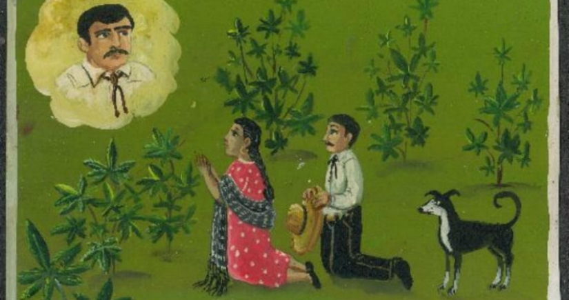 "Envió una buena cosecha de marihuana": lo que los mexicanos agradecen a los santos "Envió una buena cosecha de marihuana": lo que los mexicanos agradecen a los santos
