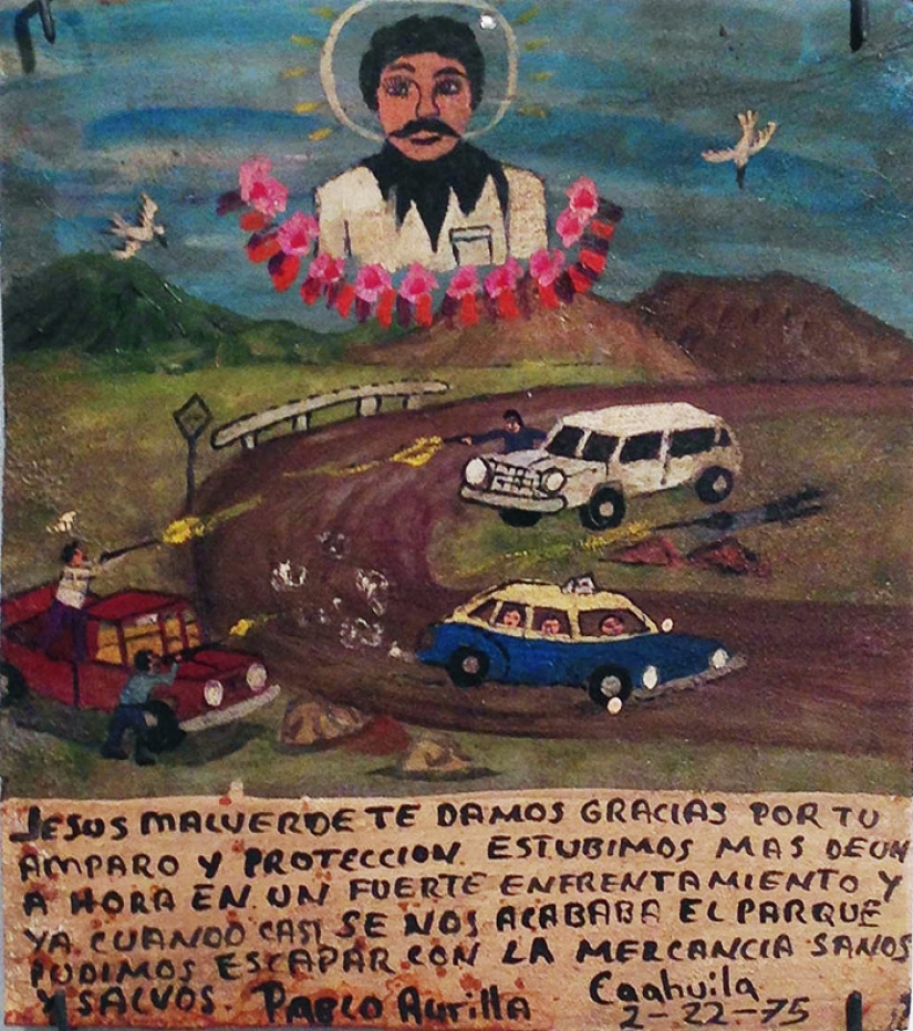 "Envió una buena cosecha de marihuana": lo que los mexicanos agradecen a los santos "Envió una buena cosecha de marihuana": lo que los mexicanos agradecen a los santos