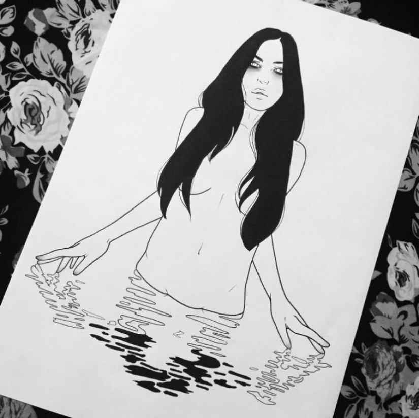 Erotic and dark tattoos from a French artist Erotic and dark tattoos from a French artist