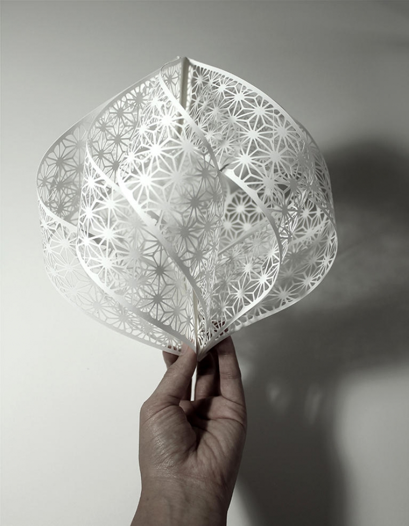 Esculturas de papel calado por Christina Kim Esculturas de papel calado por Christina Kim