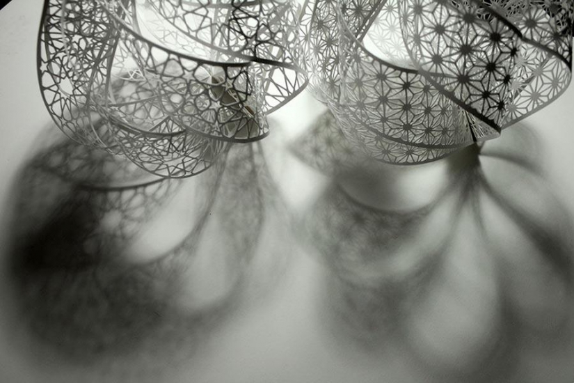 Esculturas de papel calado por Christina Kim Esculturas de papel calado por Christina Kim