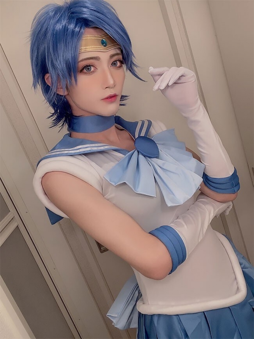 Evangelion do Sailor Moon: Cómo un chico de Japón cosplays princesas de anime Evangelion do Sailor Moon: Cómo un chico de Japón cosplays princesas de anime