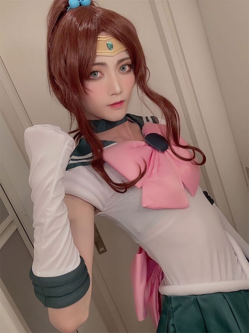 Evangelion do Sailor Moon: Cómo un chico de Japón cosplays princesas de anime Evangelion do Sailor Moon: Cómo un chico de Japón cosplays princesas de anime