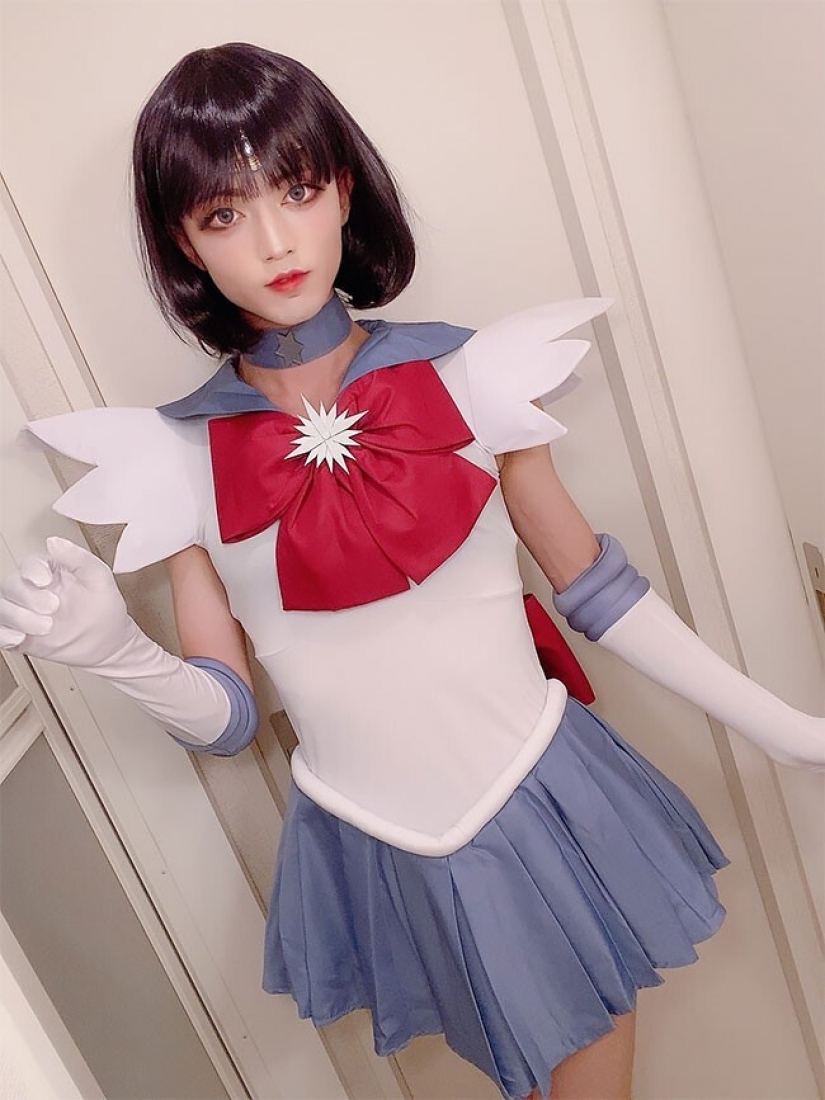Evangelion do Sailor Moon: Cómo un chico de Japón cosplays princesas de anime Evangelion do Sailor Moon: Cómo un chico de Japón cosplays princesas de anime