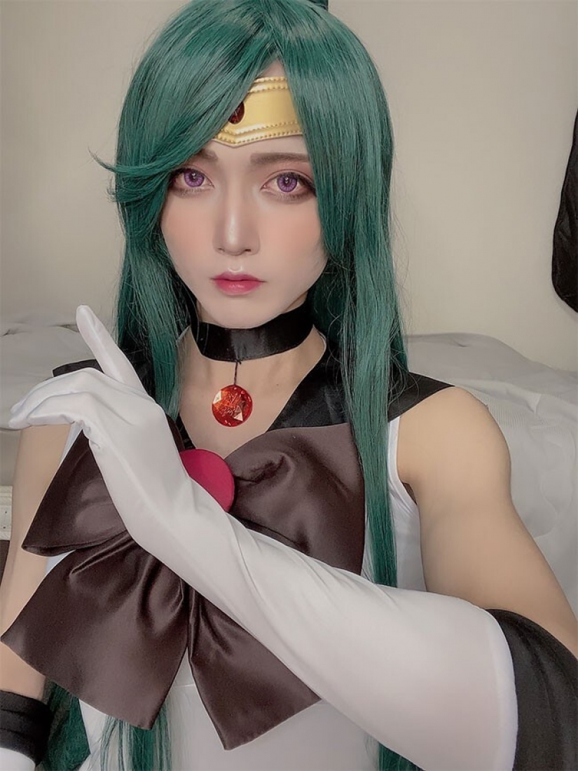 Evangelion do Sailor Moon: Cómo un chico de Japón cosplays princesas de anime Evangelion do Sailor Moon: Cómo un chico de Japón cosplays princesas de anime