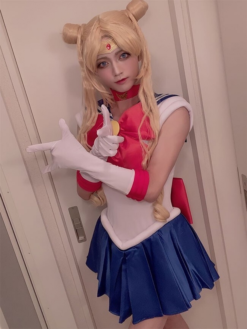 Evangelion do Sailor Moon: Cómo un chico de Japón cosplays princesas de anime Evangelion do Sailor Moon: Cómo un chico de Japón cosplays princesas de anime