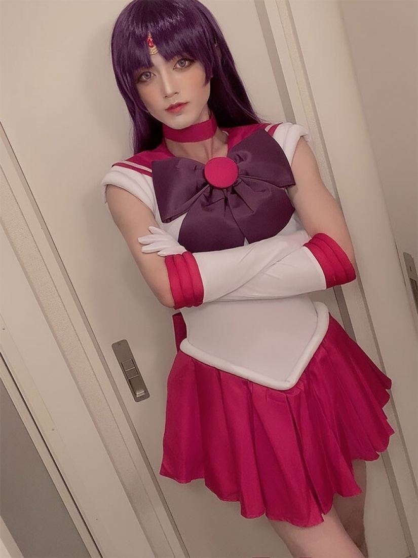 Evangelion do Sailor Moon: Cómo un chico de Japón cosplays princesas de anime Evangelion do Sailor Moon: Cómo un chico de Japón cosplays princesas de anime