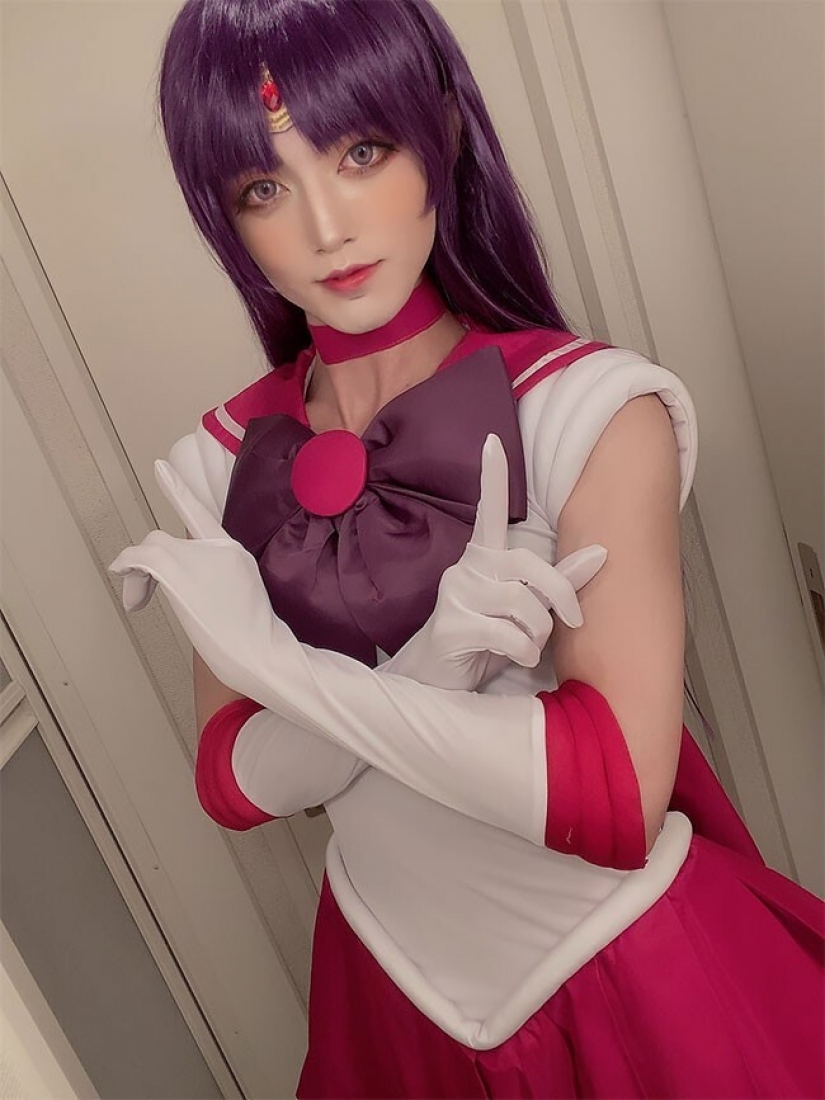 Evangelion do Sailor Moon: Cómo un chico de Japón cosplays princesas de anime Evangelion do Sailor Moon: Cómo un chico de Japón cosplays princesas de anime