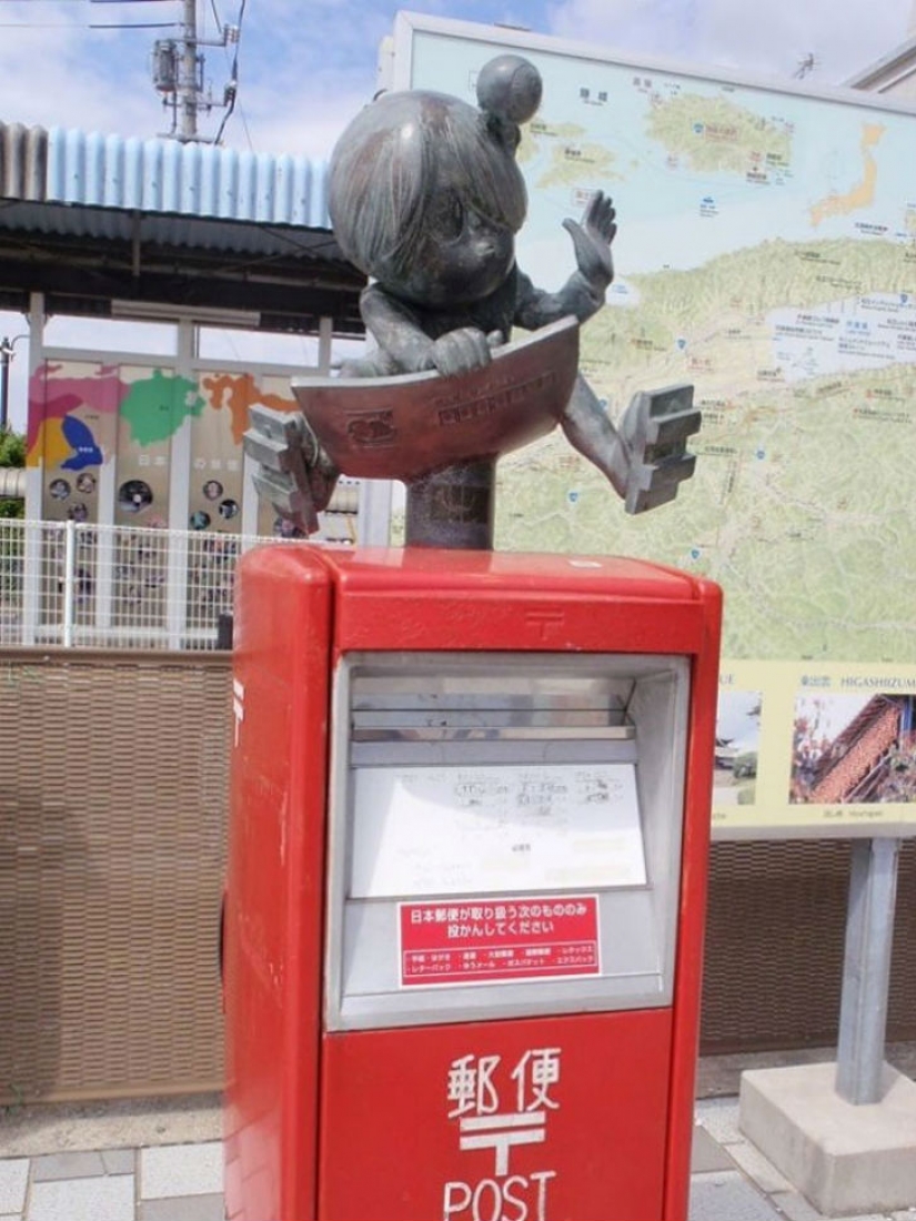 Even mailboxes in Japan are very strange