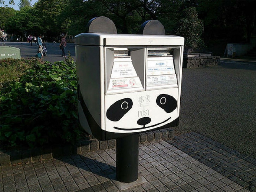 Even mailboxes in Japan are very strange